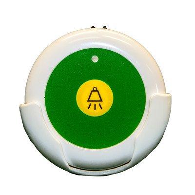 Product Cover Smart Caregiver Wireless Reset Button Compatible with Central Monitoring Alarms (433-CMU, 433-CMU-40, 433-CMU-30 or 433-EC) - Reset Up To 100 Feet Away