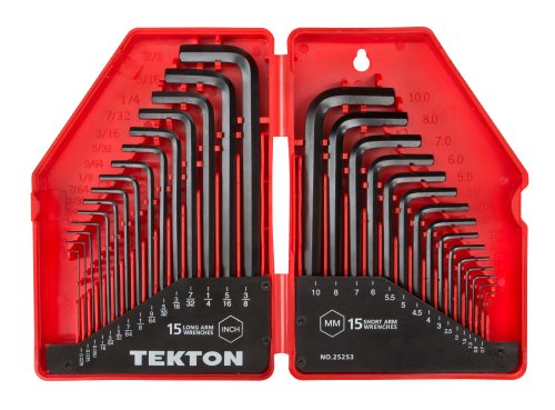 Product Cover TEKTON Hex Key Wrench Set, 30-Piece (.028-3/8 in, 7-10 mm) | 25253