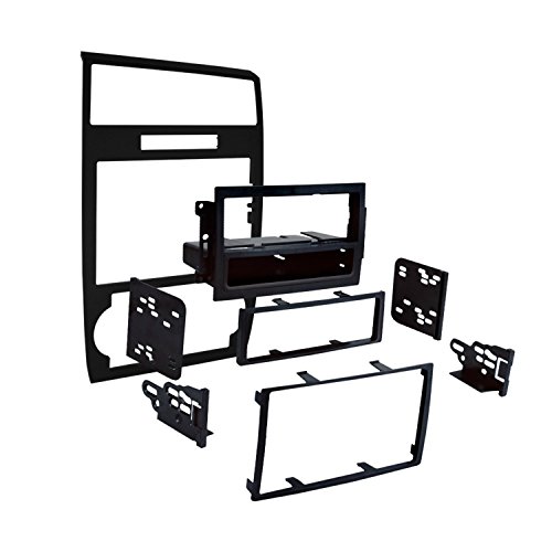 Product Cover Metra 99-6519B Single/Double DIN Installation Dash Kit for Select Dodge Vehicles (Black)