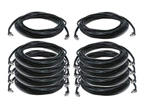Product Cover iMBAPrice 15' Cat5e Network Ethernet Patch Cable, 10 Pack, Black (IMBA-CAT5-15BK-10PK)