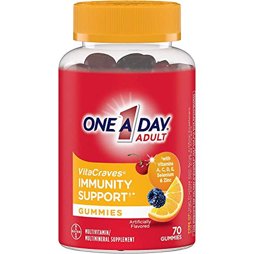 Product Cover One A Day VitaCraves Multivitamin Gummies with Immunity Support, 70 Count (Pack of 1)