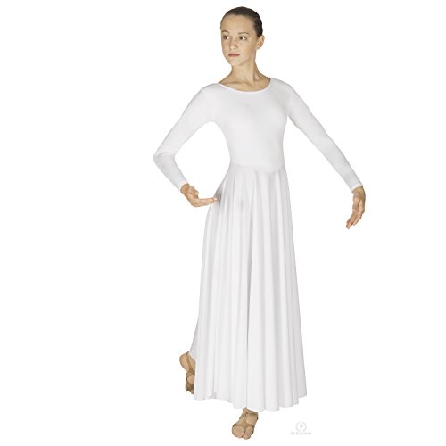 Product Cover Eurotard Womens 13524 Long Sleeve Worship Praise Liturgical Full Dance Dress