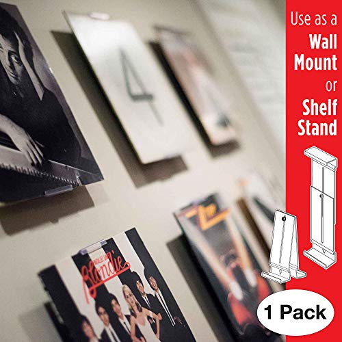 Product Cover Album Mount Vinyl Record Frame, Wall Mount and Shelf Stand, Invisible and Adjustable, 1 Pack