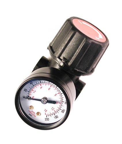 Product Cover Primefit CR1401G Air Regulator with Steel-Protected Gauge, 1/4
