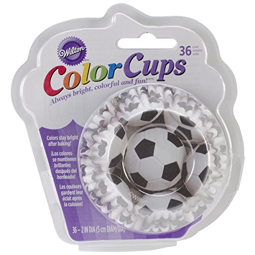 Product Cover Wilton Standard Baking Cups, Soccer Color