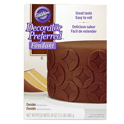 Product Cover Wilton Decorator Preferred Chocolate Fondant, 24 oz. Fondant Icing