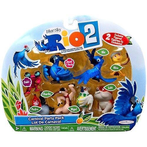 Product Cover Rio 2 Movie Carnival Party Pack Mini Figures Set 8-pack