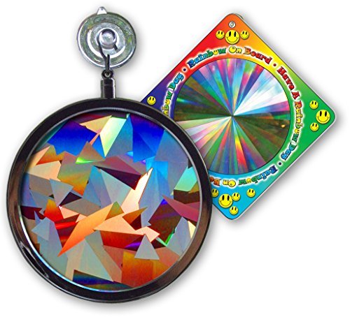 Product Cover Suncatcher - Crystal Rainbow Window Sun Catcher - Includes a Bonus 