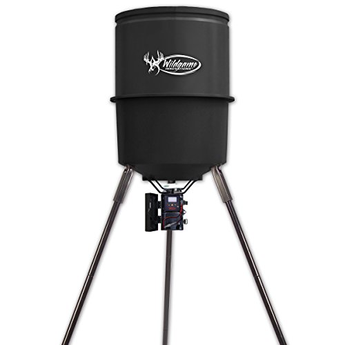 Product Cover Wildgame Innovations Tri-Pod Deer Feeder, easy to use feeder with 4 feed times