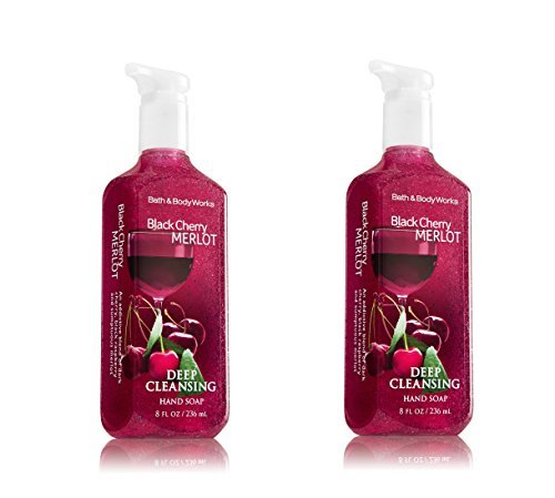 Product Cover Bath and Body Works Black Cherry Merlot Deep Cleansing Hand Soap (Pack of 2)