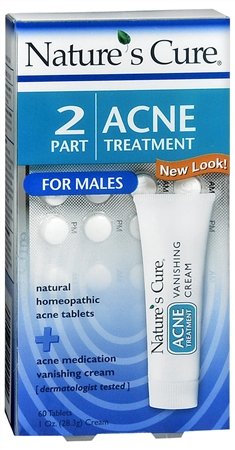 Product Cover Nature's Cure 2 Part Acne Treatment for Males 1 Each (Pack of 2)