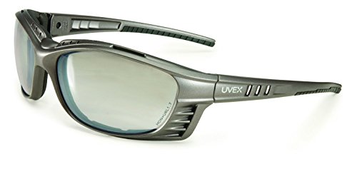 Product Cover UVEX by Honeywell S2624XP Uvex Livewire Sealed Safety Eyewear with Silver Frame, Sct-Reflect 50 Lens Tint, UV Extreme  and Anti-Fog Lens Coating