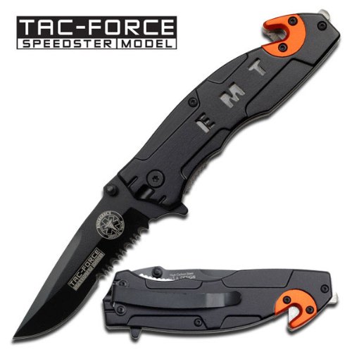 Product Cover Tac Force Assisted Opening Rescue EMS EMT Tactical Pocket Folding Stainless Steel Blade Knife Outdoor Survival Camping Hunting