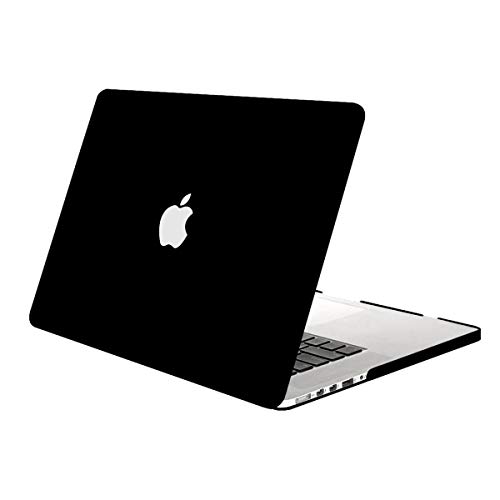 Product Cover MOSISO Case Only Compatible with Older Version MacBook Pro Retina 15 inch (Model: A1398) (Release 2015 - end 2012), Plastic Hard Shell Case Cover, Black
