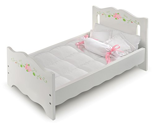 Product Cover Badger Basket Rose Doll Bed, White