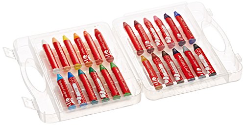 Product Cover Faber-Castell Beeswax Crayons in Durable Storage Case, 24 Vibrant Colors