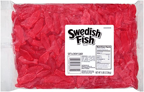 Product Cover Swedish Fish Soft & Chewy Candy, Red, 5 Pound Bag