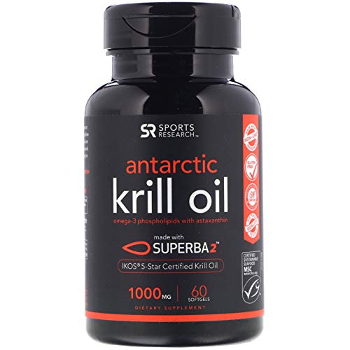 Product Cover Sports Research Antarctic Krill Oil-60 Liquid Softgels