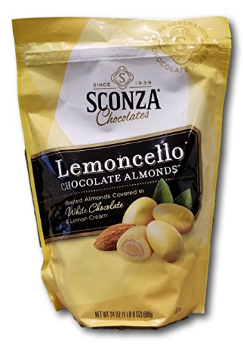 Product Cover Sconza large Pouch Confections Lemoncello Almonds Zipper Pouch, 24 Ounce