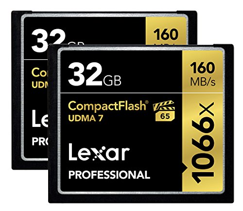 Product Cover Lexar Professional 1066X 32GB (2-Pack) CompactFlash Cards