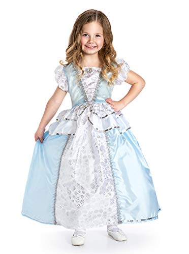 Product Cover Little Adventures Princess Cinderella Dress Up Costume Large (Age 5-7) Blue