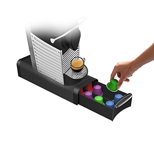 Product Cover Mind Reader TRY03-BLK Slim Drawer, 6.02 X 14.21 X 3.74, Black Coffee Pod Holder