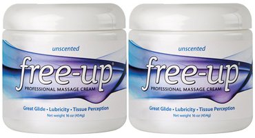 Product Cover Free-Up 812082810114 Professional Massage Cream 16 oz. Unscented (Pack of 2)