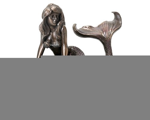 Product Cover SUMMIT COLLECTION Art Nouveau Bronze Metal Colored Mermaid on Treasure Chest Knick-Knack Box