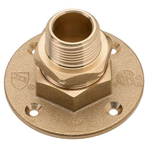 Product Cover HomeFlex 11-464-008 3/4-Inch Brass Corrugated Stainless Steel Tubing  x MIPT Termination Flange