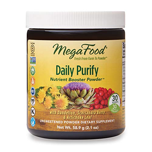 Product Cover MegaFood - Daily Purify Booster Powder, Supports Liver Health with Replenishing Nutrients, Gentle Toxin Cleansing, Vegan, Gluten-Free, Non-GMO, 30 Servings (2.1 oz)