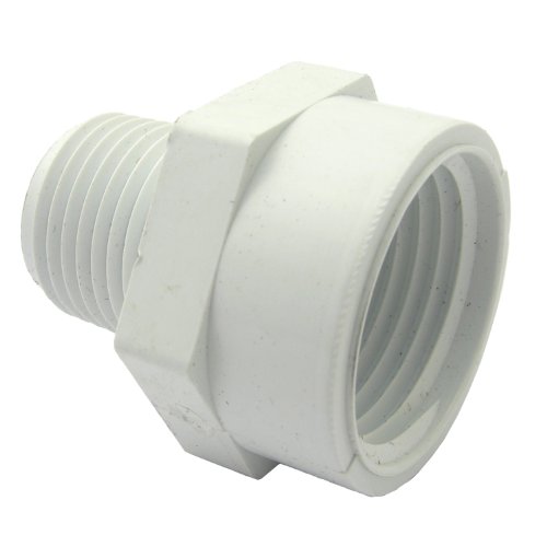 Product Cover LASCO 15-1635 PVC Hose Adapter with 3/4-Inch Female Hose Thread and 1/2-Inch Male Pipe Thread