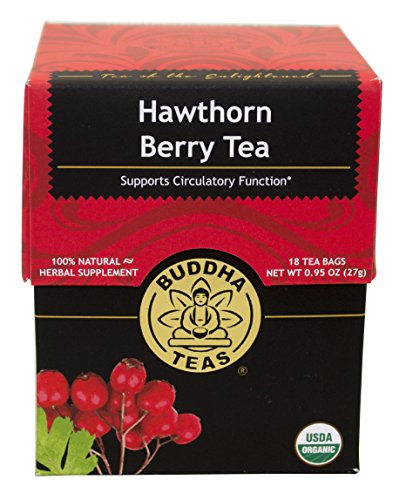 Product Cover Hawthorn Berry Tea - Organic Herbs - 18 Sachets Bleach Free Tea Bags From Buddha Teas