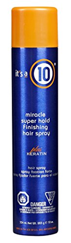 Product Cover It's a 10 Haircare Miracle Super Hold Finishing Spray Plus Keratin, 10 fl. oz. (Pack of 2)