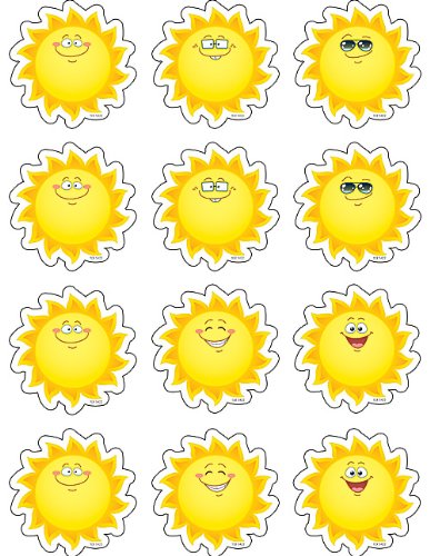 Product Cover Teacher Created Resources Happy Suns Mini Accents (5422)