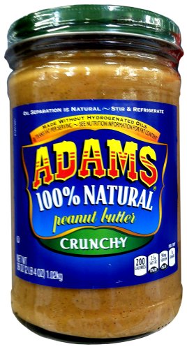 Product Cover Adams 100% Natural CRUNCHY PEANUT BUTTER 36oz (3 Pack)