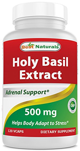 Product Cover Best Naturals Holy Basil Stress Management 500 mg 120 Veggie Capsules