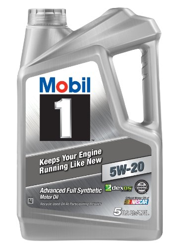 Product Cover Mobil 1 120763 Synthetic Motor Oil 5W-20, 5 Quart