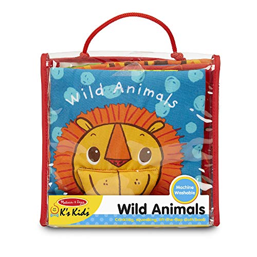 Product Cover Melissa & Doug Soft Activity Baby Book - Wild Animals