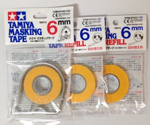 Product Cover Tamiya 6mm Masking Tape with 2pcs Refill