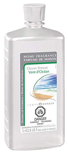 Product Cover Ocean Breeze | Lampe Berger Fragrance Refill for Home Fragrance Oil Diffuser | Purifying and perfuming Your Home | 33.8 Fluid Ounces - 1 Liter | Made in France