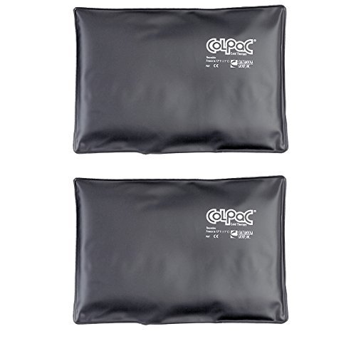 Product Cover Chattanooga ColPac Clinical Grade Black Urethane Ice Pack (2 Pack) - Standard, 10x13.5 Inch