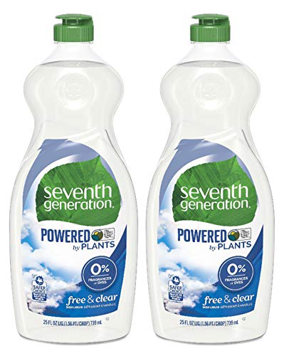 Product Cover Seventh Generation Dish Liquid - 25 oz - Free & Clear - 2 pk