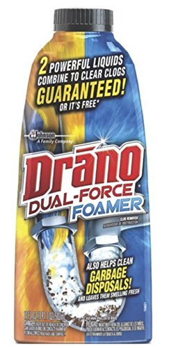 Product Cover Drano Dual Force Foamer Clog Remover, 17 oz-2 pk