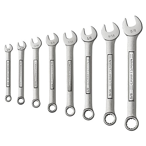 Product Cover Craftsman 8 pc. Standard 12 pt. Combination Wrench Set