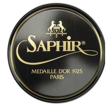 Product Cover Saphir Medaille Dor 1925 Pate De Luxe Black 50ml Wax Shoe Polish