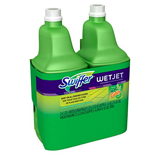Product Cover Swiffer Wet Jet Spray Mop Floor Cleaner multi-purpose solution - Gain Original - 42.2 Oz - 2 pk