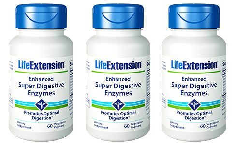 Product Cover Life Extension Enhanced Super Digestive Enzymes (3 Bottles of 60 vcaps)