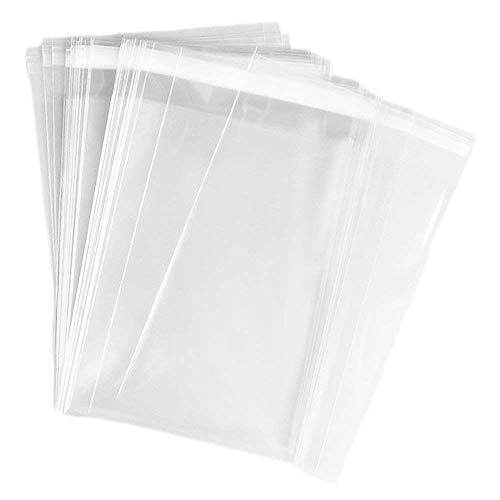 Product Cover UNIQUEPACKING 100 Pcs 8 3/4 X 11 1/16 Clear Resealable Cello Bags (1.6mil) Good for 8.5x11 Item
