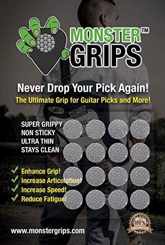 Product Cover Monster Grips - The Ultimate Grip for Guitar Picks and More!