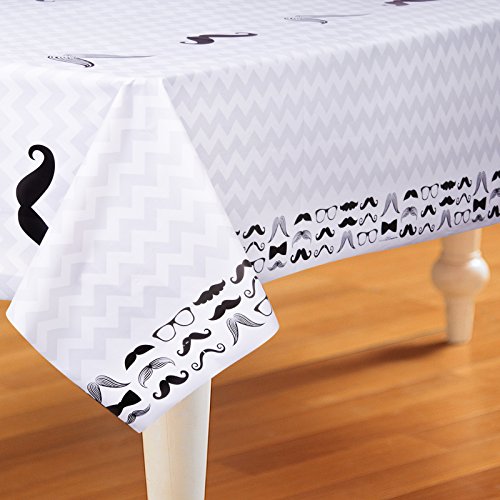 Product Cover BirthdayExpress Mustache Printed Tablecover
